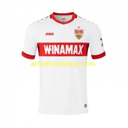 Maillot VfB Stuttgart Domicile Tenue pour Homme 2024-2025 Manche Courte
