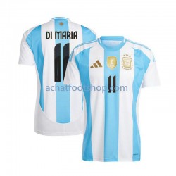 Maillot Argentine Di Maria 11 Domicile Tenue pour Homme 2024 Manche Courte