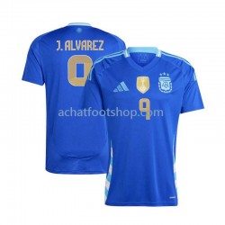Maillot Argentine Julian Alvarez 9 Extérieur Tenue pour Homme 2024 Manche Courte