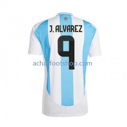 Maillot Argentine Julian Alvarez 9 Domicile Tenue pour Homme 2024 Manche Courte