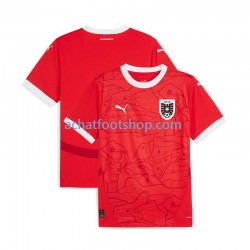 Maillot Autriche Domicile Tenue pour Homme Euro 2024 Manche Courte