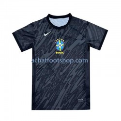 Maillot Brésil Gardien Extérieur Tenue pour Homme 2024 Manche Courte