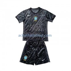 Maillot Brésil Gardien Extérieur Tenue pour Enfant 2024 Manche Courte Maillot Brésil Gardien Extérieur Tenue pour Enfant 2024 Manche Courte
