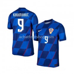 Maillot Croatie Andrej Kramaric 9 Extérieur Tenue pour Homme Euro 2024 Manche Courte Maillot Croatie Andrej Kramaric 9 Extérieur Tenue pour Homme Euro 2024 Manche Courte