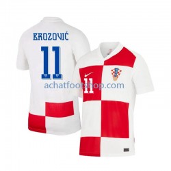 Maillot Croatie Marcelo Brozovic 11 Domicile Tenue pour Homme Euro 2024 Manche Courte Maillot Croatie Marcelo Brozovic 11 Domicile Tenue pour Homme Euro 2024 Manche Courte