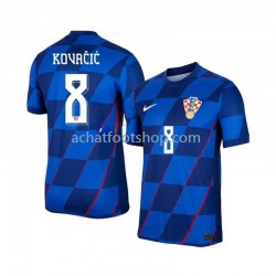 Maillot Croatie Mateo Kovacic 8 Extérieur Tenue pour Homme Euro 2024 Manche Courte Maillot Croatie Mateo Kovacic 8 Extérieur Tenue pour Homme Euro 2024 Manche Courte
