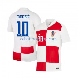 Maillot Croatie Modrić 10 Domicile Tenue pour Homme Euro 2024 Manche Courte