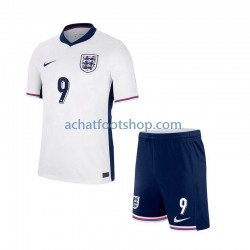 Maillot Angleterre Harry Kane 9 Domicile Tenue pour Enfant Euro 2024 Manche Courte