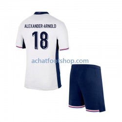 Maillot Angleterre Trent Alexander-Arnold 18 Domicile Tenue pour Enfant Euro 2024 Manche Courte