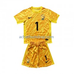 Maillot France Hugo Lloris 1 Gardien Domicile Tenue pour Enfant Euro 2024 Manche Courte