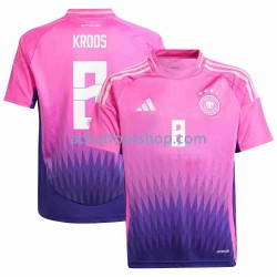 Maillot Allemagne Toni Kroos Extérieur Tenue pour Homme Euro 2024 Manche Courte