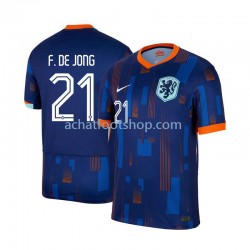 Maillot Pays-Bas Frenkie de Jong 21 Extérieur Tenue pour Homme Euro 2024 Manche Courte Maillot Pays-Bas Frenkie de Jong 21 Extérieur Tenue pour Homme Euro 2024 Manche Courte