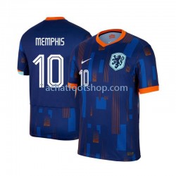 Maillot Pays-Bas Memphis Depay 10 Extérieur Tenue pour Homme Euro 2024 Manche Courte