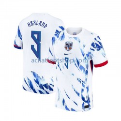 Maillot Norvège Erling Haaland 9 Extérieur Tenue pour Homme 2024 Manche Courte Maillot Norvège Erling Haaland 9 Extérieur Tenue pour Homme 2024 Manche Courte