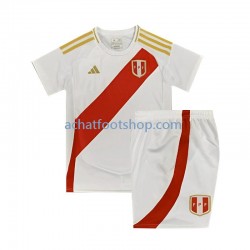 Maillot Pérou Domicile Tenue pour Enfant 2024 Manche Courte