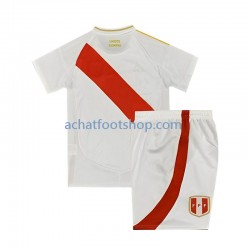 Maillot Pérou Domicile Tenue pour Enfant 2024 Manche Courte