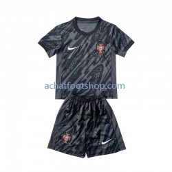 Maillot Portugal Gardien Extérieur Tenue pour Enfant Euro 2024 Manche Courte