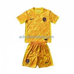 Maillot Portugal Gardien Domicile Tenue pour Enfant Euro 2024 Manche Courte