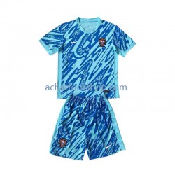 Maillot Portugal Gardien 3ème Tenue pour Enfant Euro 2024 Manche Courte