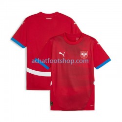 Maillot Serbie Domicile Tenue pour Homme Euro 2024 Manche Courte