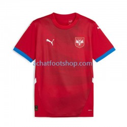 Maillot Serbie Domicile Tenue pour Homme Euro 2024 Manche Courte