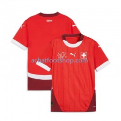 Maillot Suisse Domicile Tenue pour Homme Euro 2024 Manche Courte