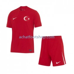 Maillot Turquie Extérieur Tenue pour Enfant Euro 2024 Manche Courte Maillot Turquie Extérieur Tenue pour Enfant Euro 2024 Manche Courte
