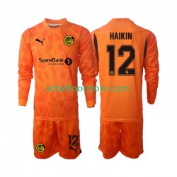 Maillot FK Bodø/Glimt Nikita Haikin 12 Gardien Extérieur Tenue pour Enfant 2025 Manche Longue
