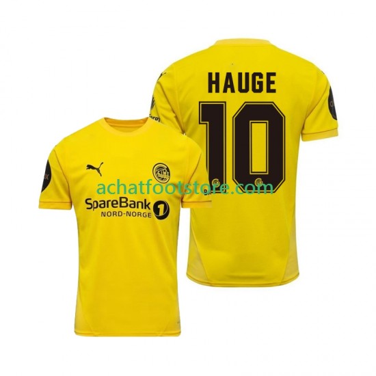 Maillot FK Bodø/Glimt Jens Petter Hauge 10 Domicile Tenue pour Homme 2025 Manche Courte