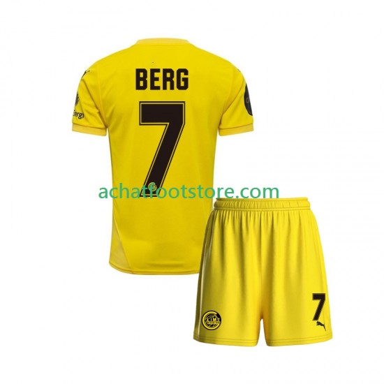 Maillot FK Bodø/Glimt Patrick Berg 7 Domicile Tenue pour Enfant 2025 Manche Courte