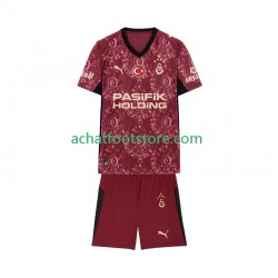Maillot Galatasaray 3ème Tenue pour Enfant 2025-2026 Manche Courte