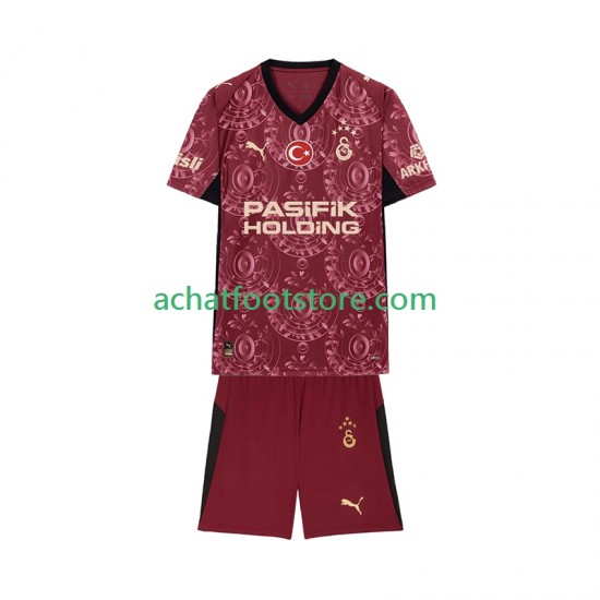 Maillot Galatasaray 3ème Tenue pour Enfant 2025-2026 Manche Courte