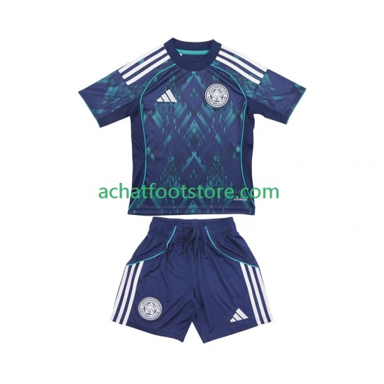 Maillot Leicester City Extérieur Tenue pour Enfant 2025-2026 Manche Courte