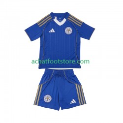 Maillot Leicester City Domicile Tenue pour Enfant 2025-2026 Manche Courte