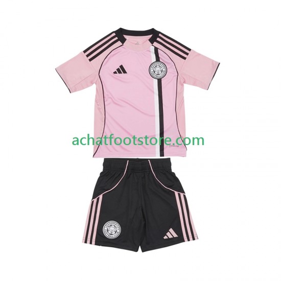 Maillot Leicester City 3ème Tenue pour Enfant 2025-2026 Manche Courte