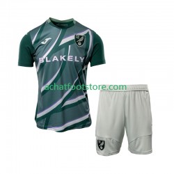 Maillot Norwich City Extérieur Tenue pour Enfant 2025-2026 Manche Courte