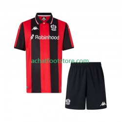 Maillot OGC Nice Domicile Tenue pour Enfant 2025-2026 Manche Courte