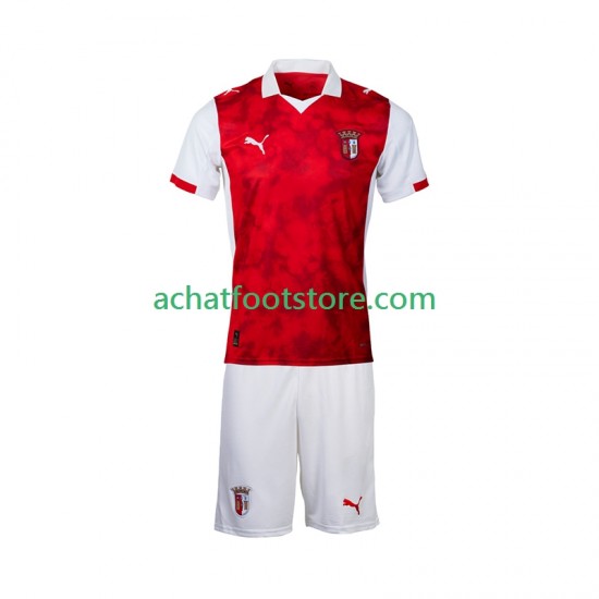 Maillot SC Braga Domicile Tenue pour Enfant 2025-2026 Manche Courte