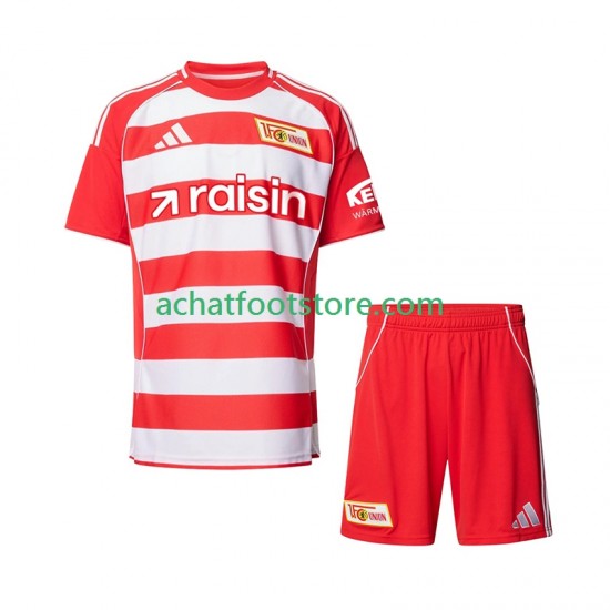 Maillot Union Berlin Domicile Tenue pour Enfant 2025-2026 Manche Courte