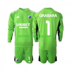 Maillot FC Copenhague GRABARA 1 Gardien 4ème Tenue pour Enfant 2023-2024 Manche Longue