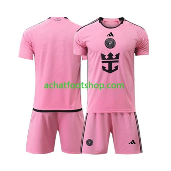 Maillot InterMiami Domicile Tenue pour Enfant 2024 Manche Courte