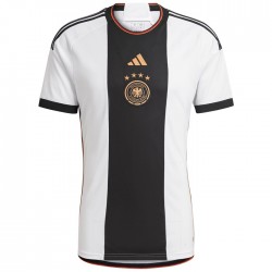 Maillot Allemagne Domicile Tenue pour Homme Coupe du Monde 2022 Manche Courte