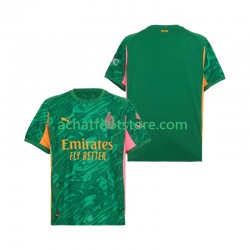 Maillot AC Milan Gardien Extérieur Tenue pour Homme 2025-2026 Manche Courte