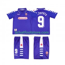 Maillot Fiorentina BATISTUTA 9 Rétro Domicile Tenue pour Enfant 1988 2002 Manche Courte