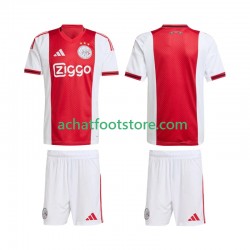 Maillot Ajax Amsterdam Domicile Tenue pour Enfant 2025-2026 Manche Courte
