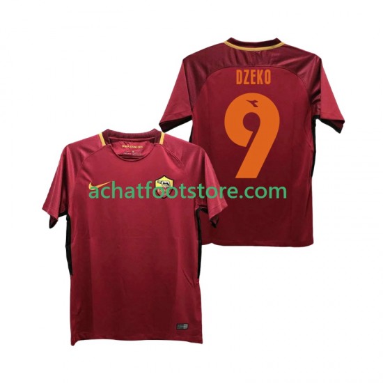 Maillot AS Rome DZEKO 9 - Rétro Domicile Tenue pour Homme 2017 2018 Manche Courte