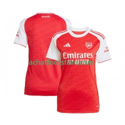 Maillot Arsenal Domicile Tenue pour Femme 2025-2026 Manche Courte