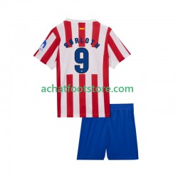 Maillot Atlético Madrid Alexander Sorloth 9 Domicile Tenue pour Enfant 2025-2026 Manche Courte