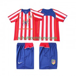 Maillot Atlético Madrid Rétro Domicile Tenue pour Enfant 1999 1998 Manche Courte