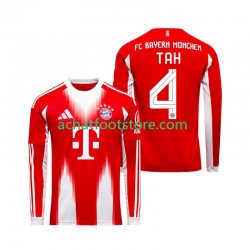 Maillot Bayern Munich Jonathan Tah 4 Domicile Tenue pour Homme 2025-2026 Manche Longue